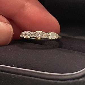 Diamond Wedding Ring 0.68 ct 18k white gold